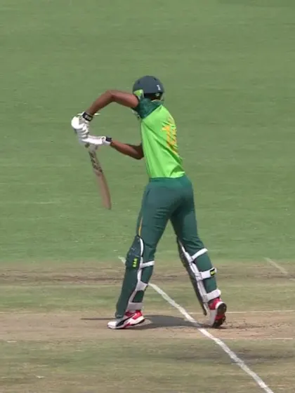 ICC U19 CWC: SA v AFG – Louw caught in the gully off Rahman