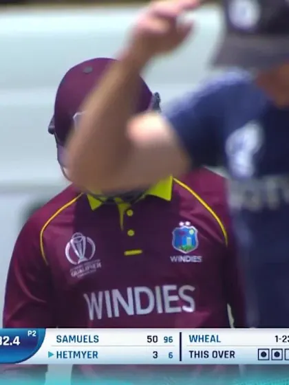 Marlon Samuels' 51 v Scotland at CWCQ