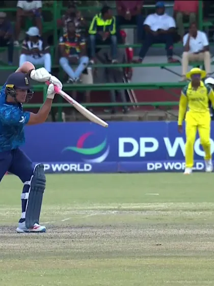 Caleb Falconer with a Four vs. Australia