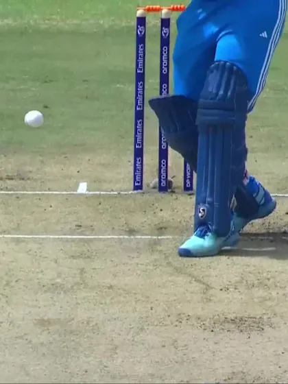 Ayush Mhatre with a Four vs. England