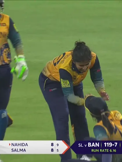 Logo of Wicket-Nahida-Akter-Bangladesh v Sri-Lanka-Women ICC T20WC 2023