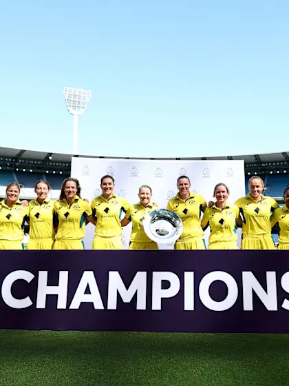 Australia presented with ICC Women’s Championship Trophy
