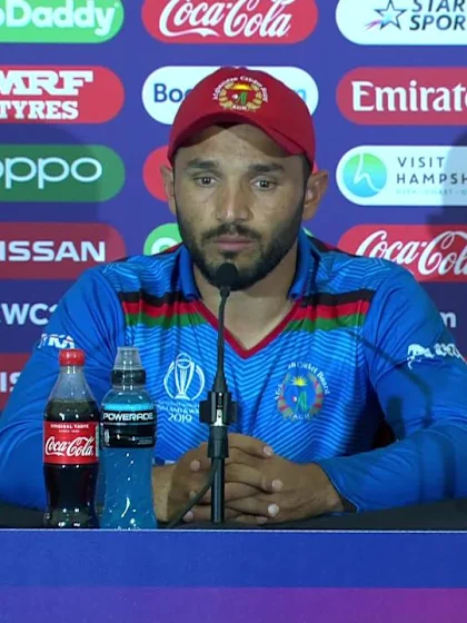 24 June - Southampton - Afghanistan Captain Gulbadin Naib post-match press conference