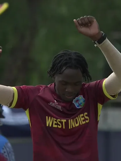 Agustino Mwamele with a Batting vs. West Indies