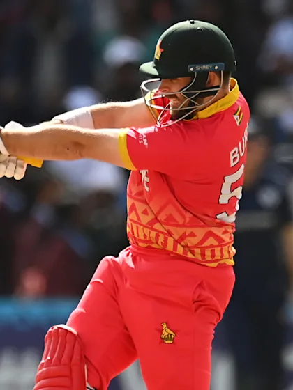 Ryan Burl puts up a spirited effort in Zimbabwe chase | CWC23 Qualifier