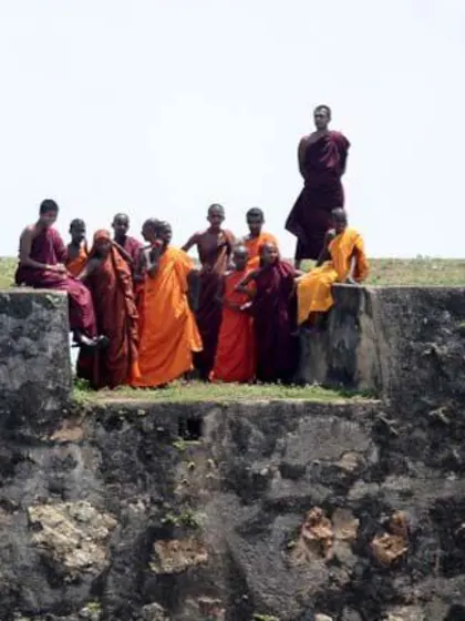 Picturesque Galle prepares for action