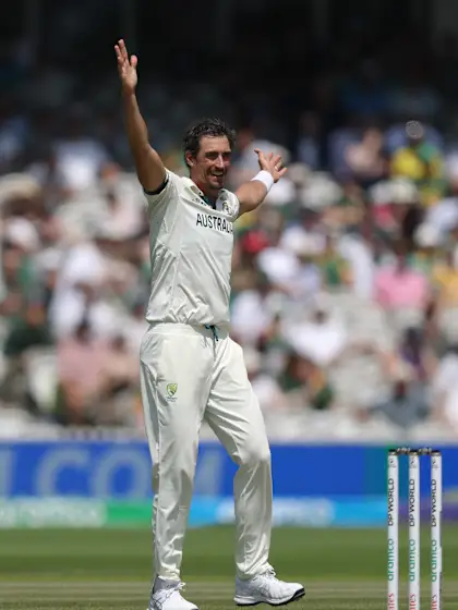 Logo of Starc gets the early wicket of Rickelton | WTC25 Final