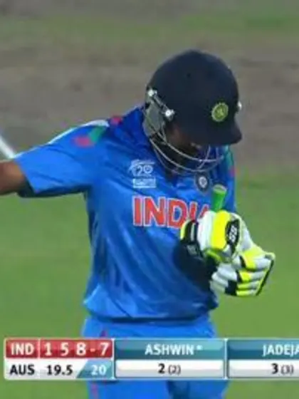 M28: Ind v Aus - Ravindra Jadeja Wicket