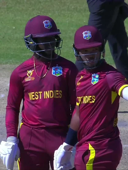 Logo of Steve Wedderburn with a Four vs. Sri Lanka