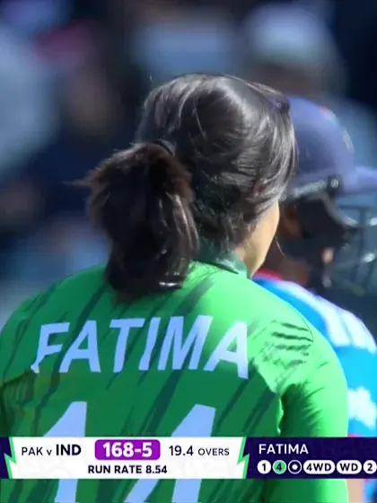 Richa Ghosh - Wicket - India vs Pakistan