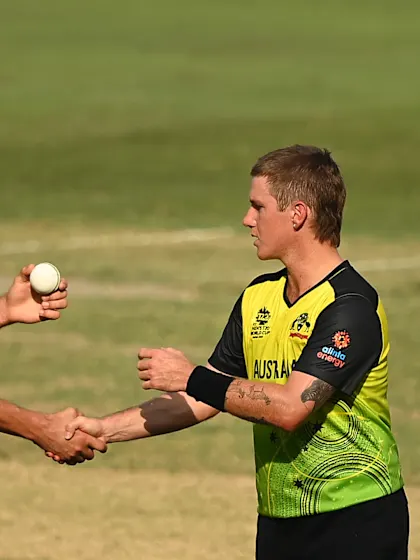 Logo of Adam Zampa runs riot with career first five-for