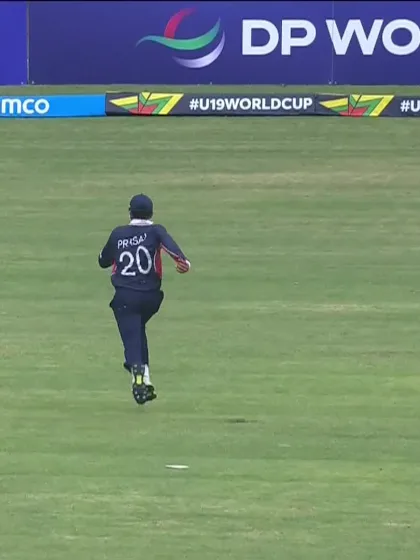 Abhigyan Kundu with a Four vs. USA