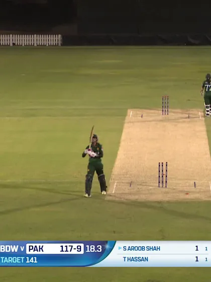 Logo of Syeda Shah - Wicket - Bangladesh Women vs Pakistan Women