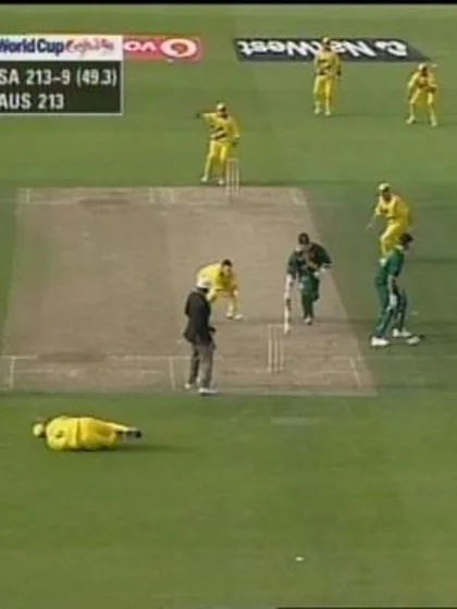 ICC Cricket World Cup 1999 Semi-Final ends in a tie, and an Allan Donald run out…