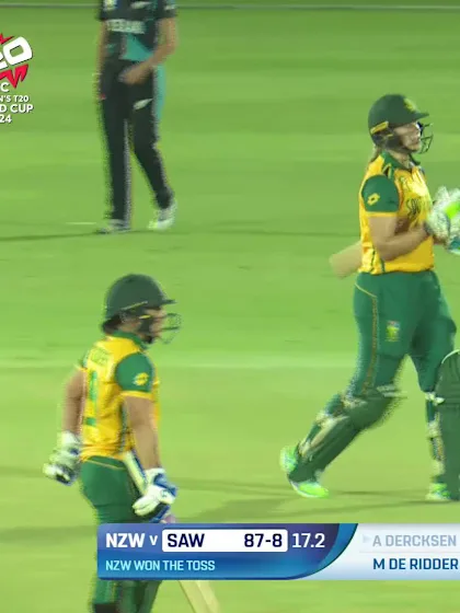 Annerie Dercksen - Wicket - New Zealand Women vs South Africa Women