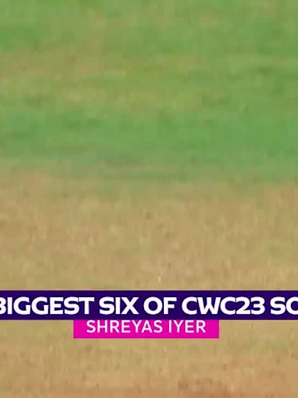 POTD: Shreyas Iyer strikes the biggest six of CWC23