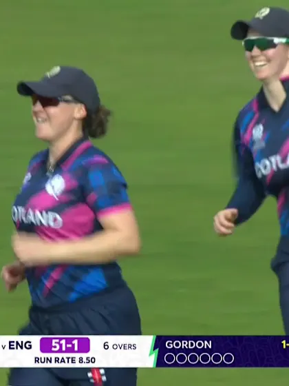 Danni Wyatt-Hodge - Wicket - England vs Scotland