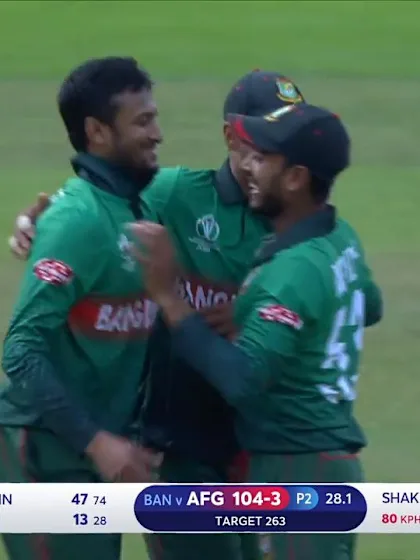 Logo of CWC19: BAN v AFG - Sharp Liton catch removes Gulbadin
