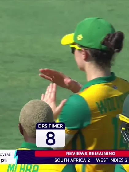 Logo of Chinelle Henry - Wicket - South Africa vs West Indies
