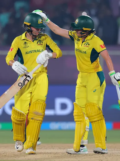 Australia qualify to the semi-final with a dominating win | CWC25