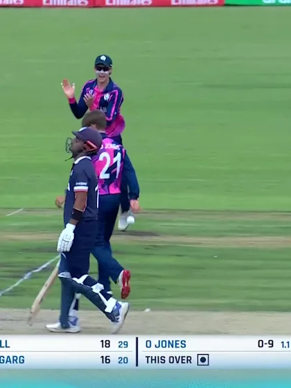Sahil Garg - Wicket - USA vs Scotland