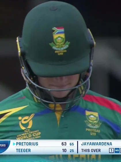 Logo of Hirun Kapurubandara with a Run Out vs. South Africa