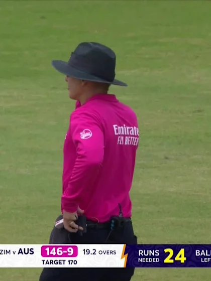 Matthew Kuhnemann - Wicket - Australia vs Zimbabwe