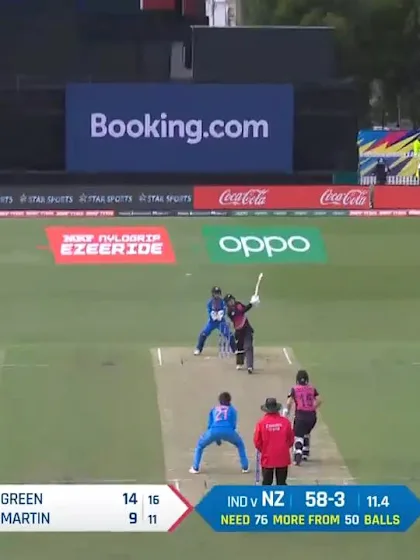 Logo of WT20WC: Ind v NZ – Maddy Green goes big 