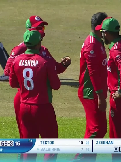Logo of Andrew Balbirnie - Wicket - Ireland vs Oman