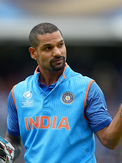 Dhawan headlines strong Indian batting show