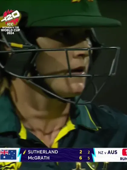 Logo of Annabel Sutherland - Wicket - Australia vs New Zealand