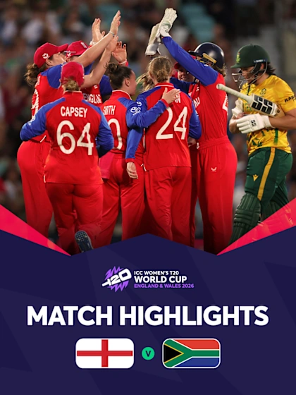 England book their place in the final with a dominant victory over South Africa | Match Highlights | Women's T20WC 2026