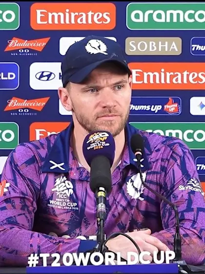 Richie Berrington | ICC MT20WC | Scotland post-match press conference | 17 February '26