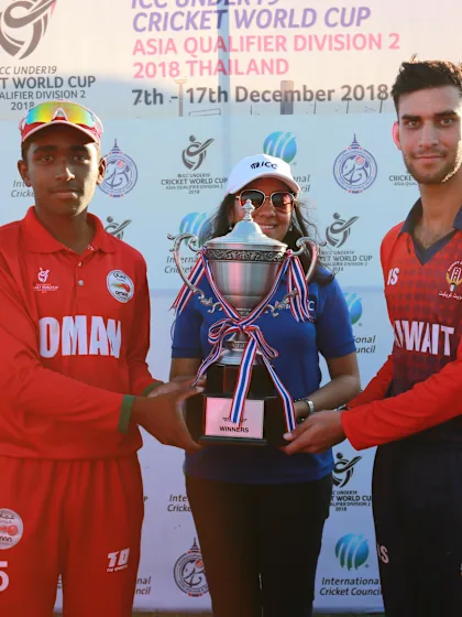 Oman and Kuwait share trophy as final is tied