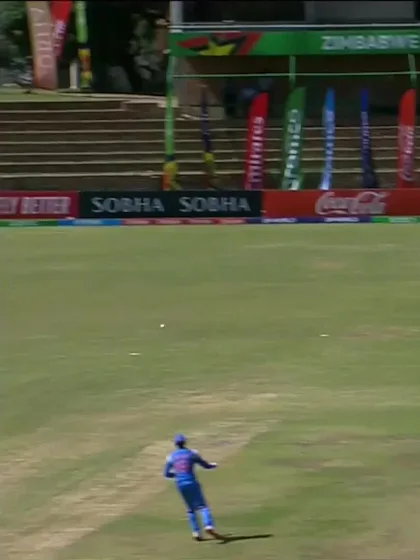 Usman Khan with a Four vs. India