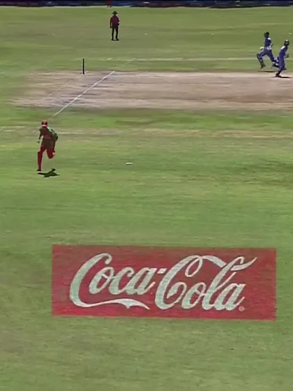 Vedant Trivedi with a Four vs. Zimbabwe