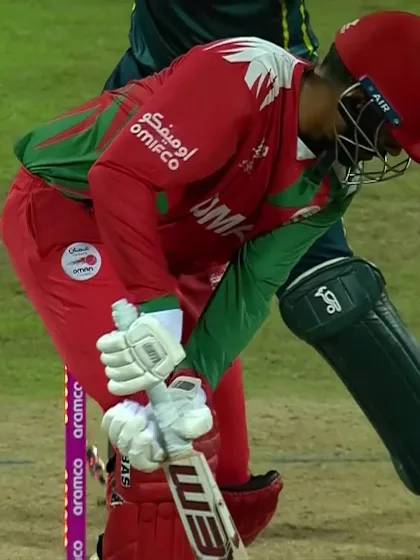 Wasim Ali - Wicket - Australia vs Oman
