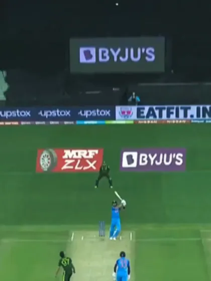 Virat Kohli's iconic six in the ICC Men's T20 World Cup 2022