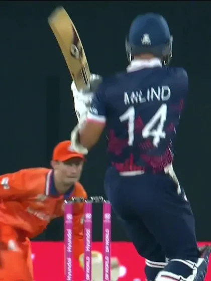 Milind Kumar - Wicket - United States of America vs Netherlands