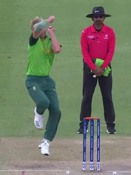 ICC U19 CWC: SA v AFG – Parsons takes superb diving catch to dismiss Ishaq