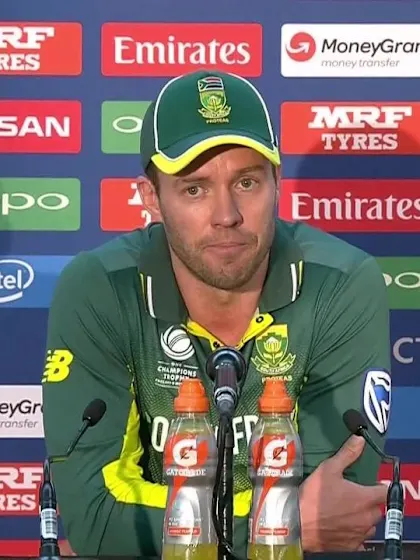 #CT17 IND v SA - AB de Villiers Post-Match Press Conference