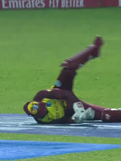 Logo of Heinrich Klaasen - Wicket - West Indies vs South Africa
