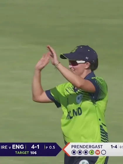 Logo of Wicket-Sophia-Dunkley-Ireland v England-Women ICC T20WC 2023