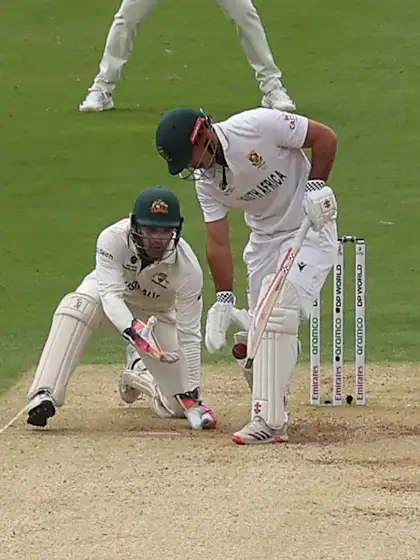 Logo of Commentators discuss David Bedingham handling the ball