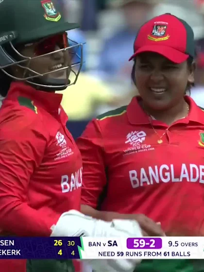 Dane Niekerk - Wicket - South Africa vs Bangladesh