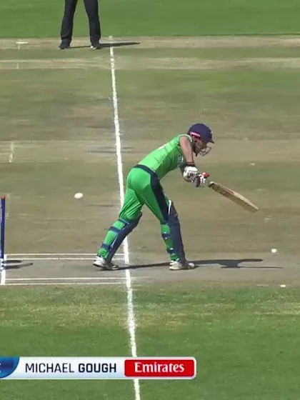 Joyce stumped for a second ball duck against Zimbabwe!