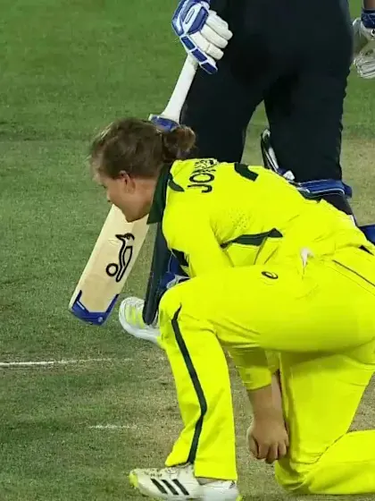 Logo of WICKET: Cross out to a sharp caught and bowled