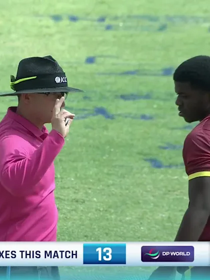 L Phahlamohlaka with a Six vs. West Indies