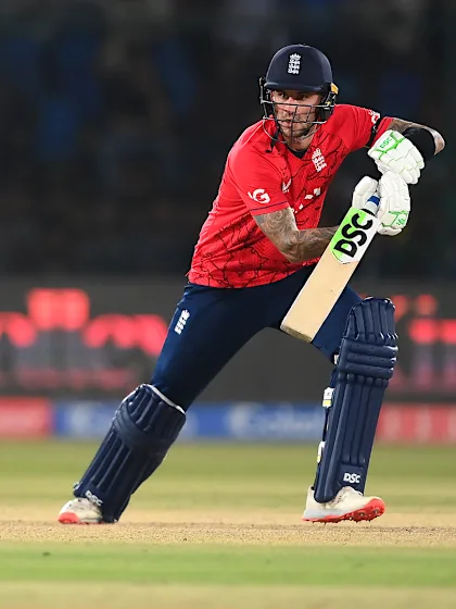 Hales storm steals show in Karachi