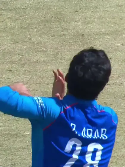 Ayush Mhatre with a Four vs. Afghanistan